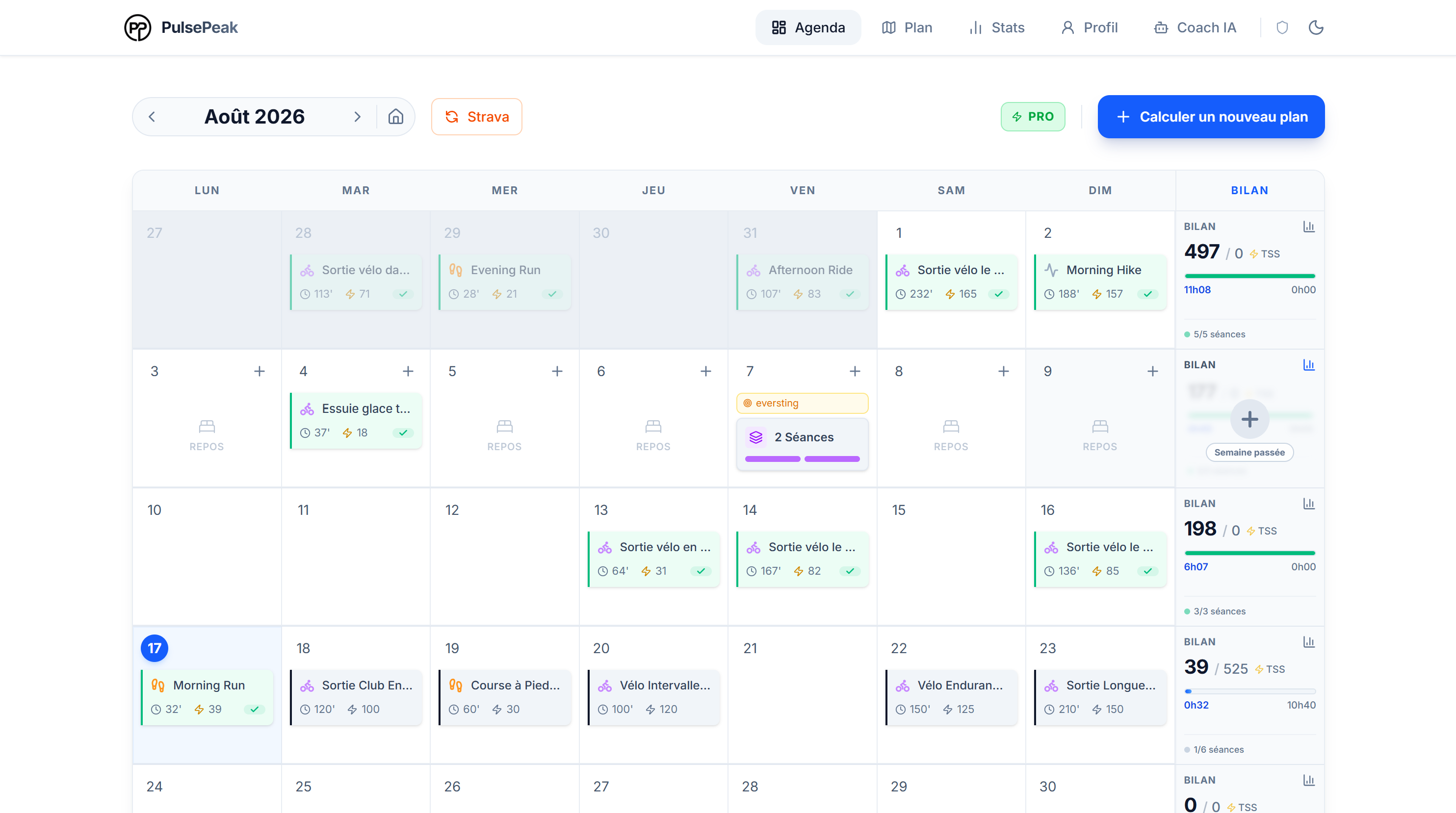 Agenda PulsePeak